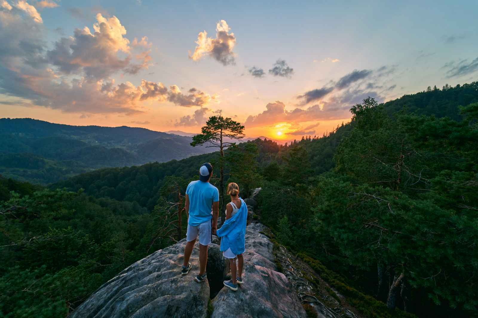Scenic mountain view
